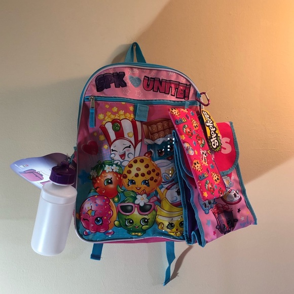 Shopkins 5-piece Backpack Set - Picture 1 of 6